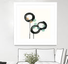 Zen Circles D by Natasha Marie on GIANT ART - green abstract
