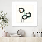 Zen Circles D by Natasha Marie on GIANT ART - green abstract