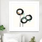 Zen Circles D by Natasha Marie on GIANT ART - green abstract