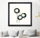 Zen Circles D by Natasha Marie on GIANT ART - green abstract