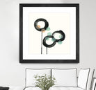 Zen Circles D by Natasha Marie on GIANT ART - green abstract