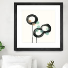 Zen Circles D by Natasha Marie on GIANT ART - green abstract