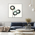 Zen Circles D by Natasha Marie on GIANT ART - green abstract