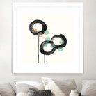 Zen Circles D by Natasha Marie on GIANT ART - green abstract
