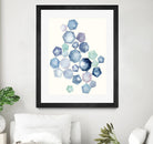 Watercolor Hexagons B by Natasha Marie on GIANT ART - red abstract