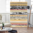 Paper Strip Collage A by Natasha Marie on GIANT ART - orange abstract