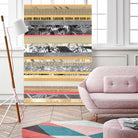 Paper Strip Collage A by Natasha Marie on GIANT ART - orange abstract