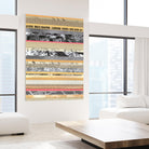 Paper Strip Collage A by Natasha Marie on GIANT ART - orange abstract