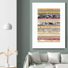 Paper Strip Collage A by Natasha Marie on GIANT ART - orange abstract
