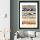Paper Strip Collage A by Natasha Marie on GIANT ART - orange abstract