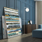 Paper Strip Collage E by Natasha Marie on GIANT ART - black abstract