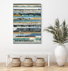 Paper Strip Collage E by Natasha Marie on GIANT ART - black abstract