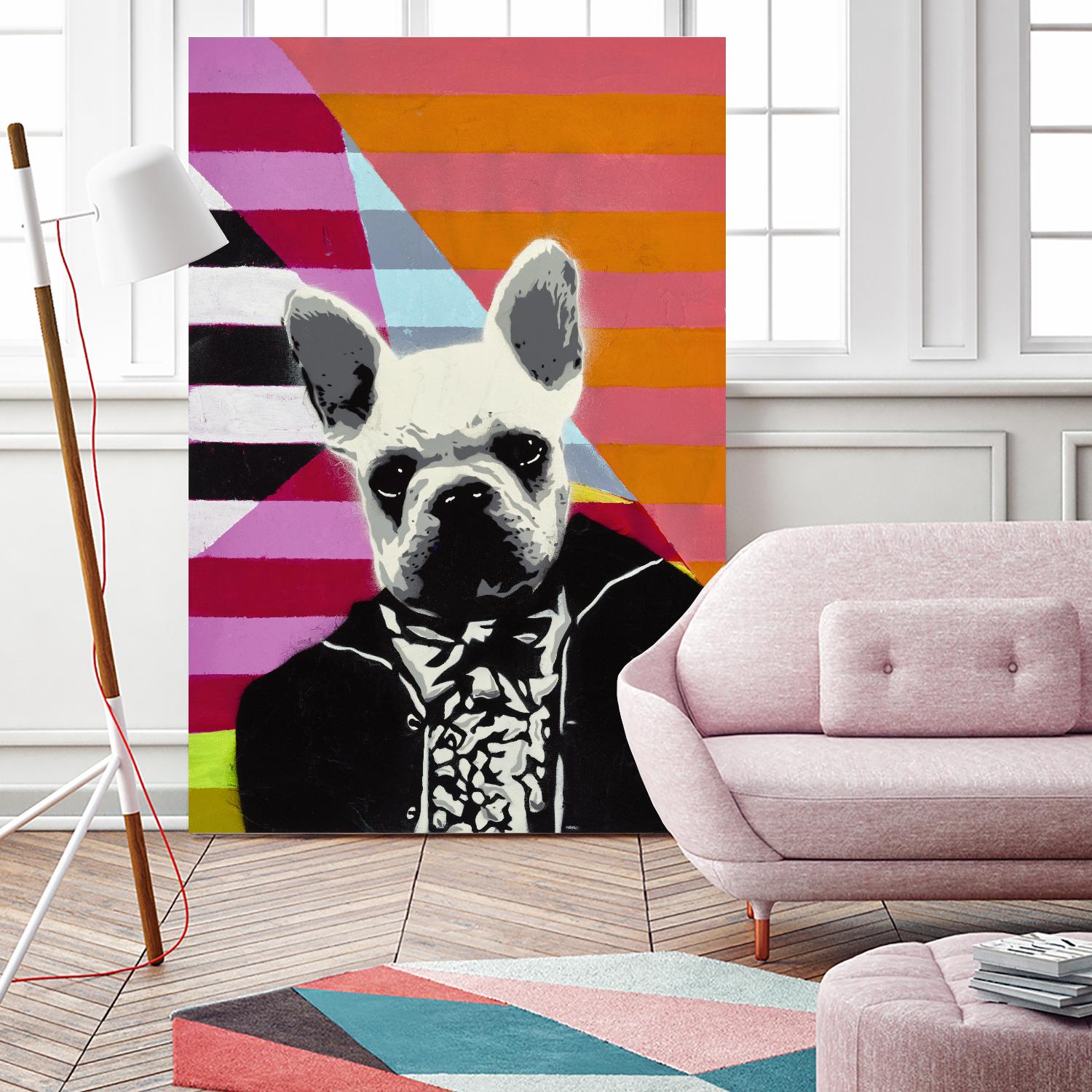 Mr. French by Urban Soule on GIANT ART - orange animals