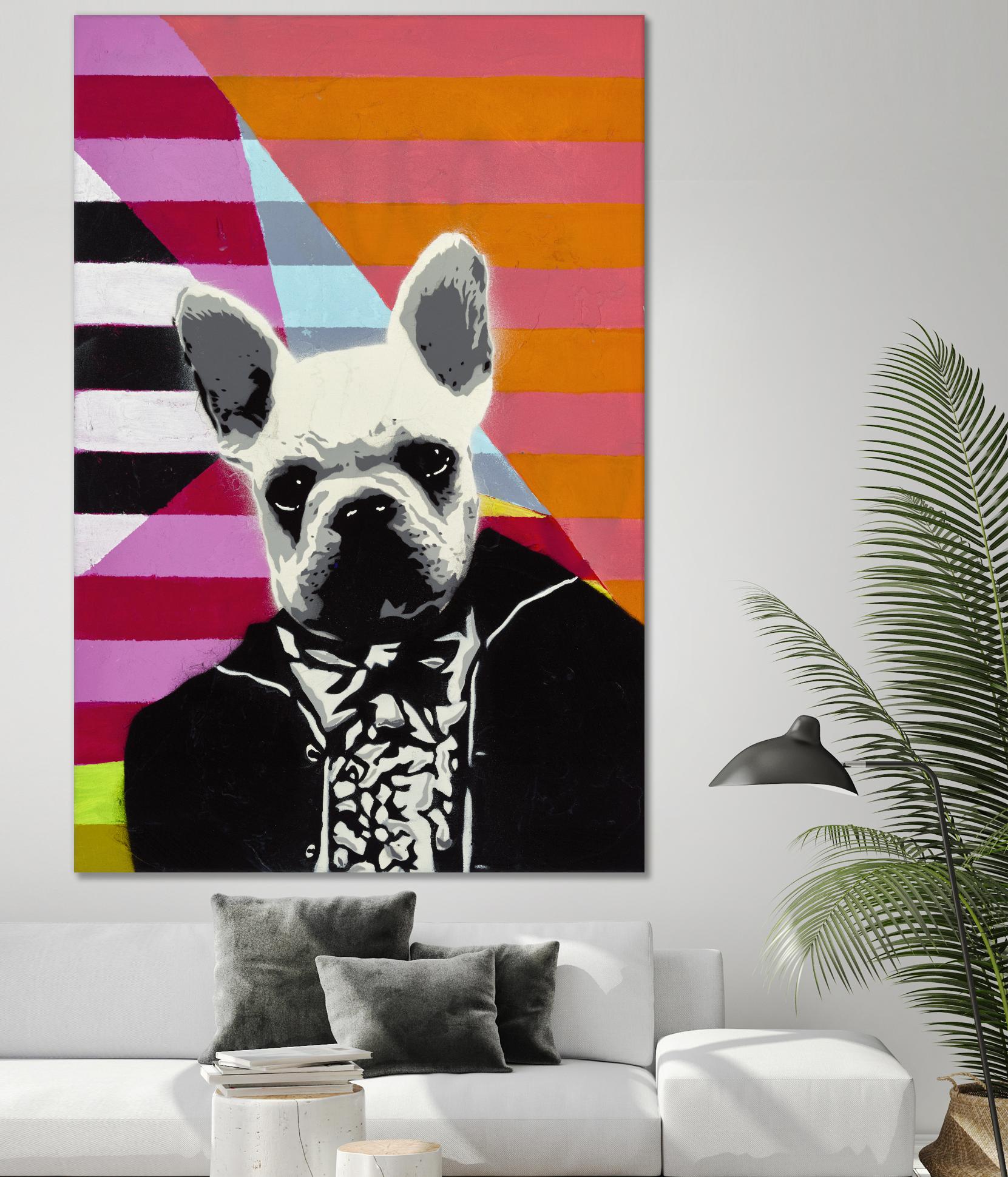 Mr. French by Urban Soule on GIANT ART - orange animals