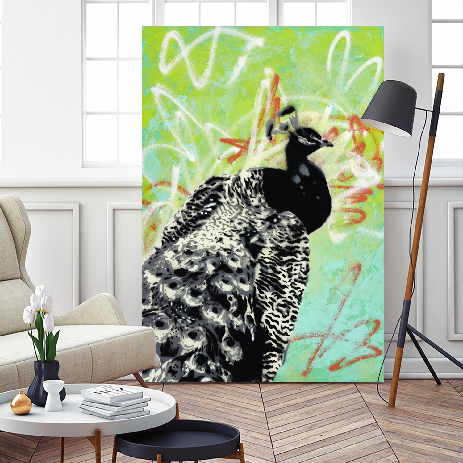 Peacock by Urban Soule on GIANT ART - blue animals