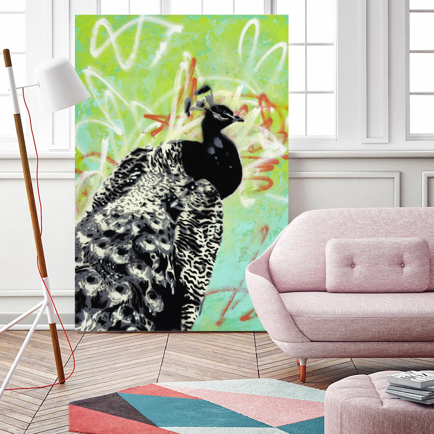 Peacock by Urban Soule on GIANT ART - blue animals