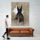 Little Black Dress 1 by PN Studio on GIANT ART - beige abstracts fashion