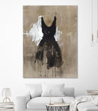Little Black Dress 1 by PN Studio on GIANT ART - beige abstracts fashion
