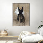 Little Black Dress 1 by PN Studio on GIANT ART - beige abstracts fashion