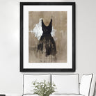 Little Black Dress 1 by PN Studio on GIANT ART - beige abstracts fashion