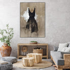 Little Black Dress 1 by PN Studio on GIANT ART - beige abstracts fashion