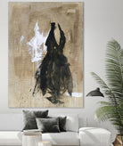 Little Black Dress 2 by PN Studio on GIANT ART - beige abstracts fashion