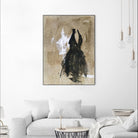 Little Black Dress 2 by PN Studio on GIANT ART - beige abstracts fashion