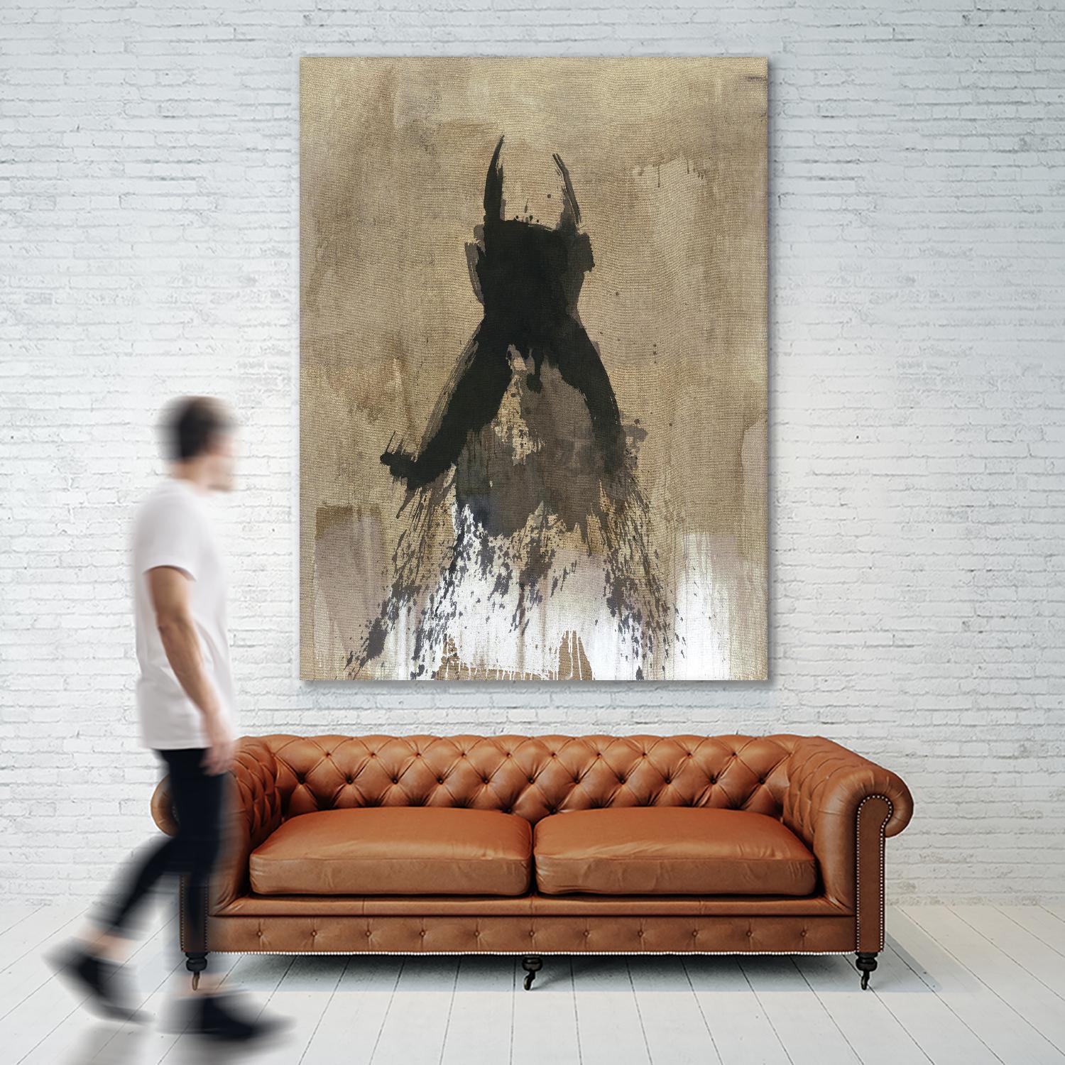 Little Black Dress 3 by PN Studio on GIANT ART - beige abstracts fashion