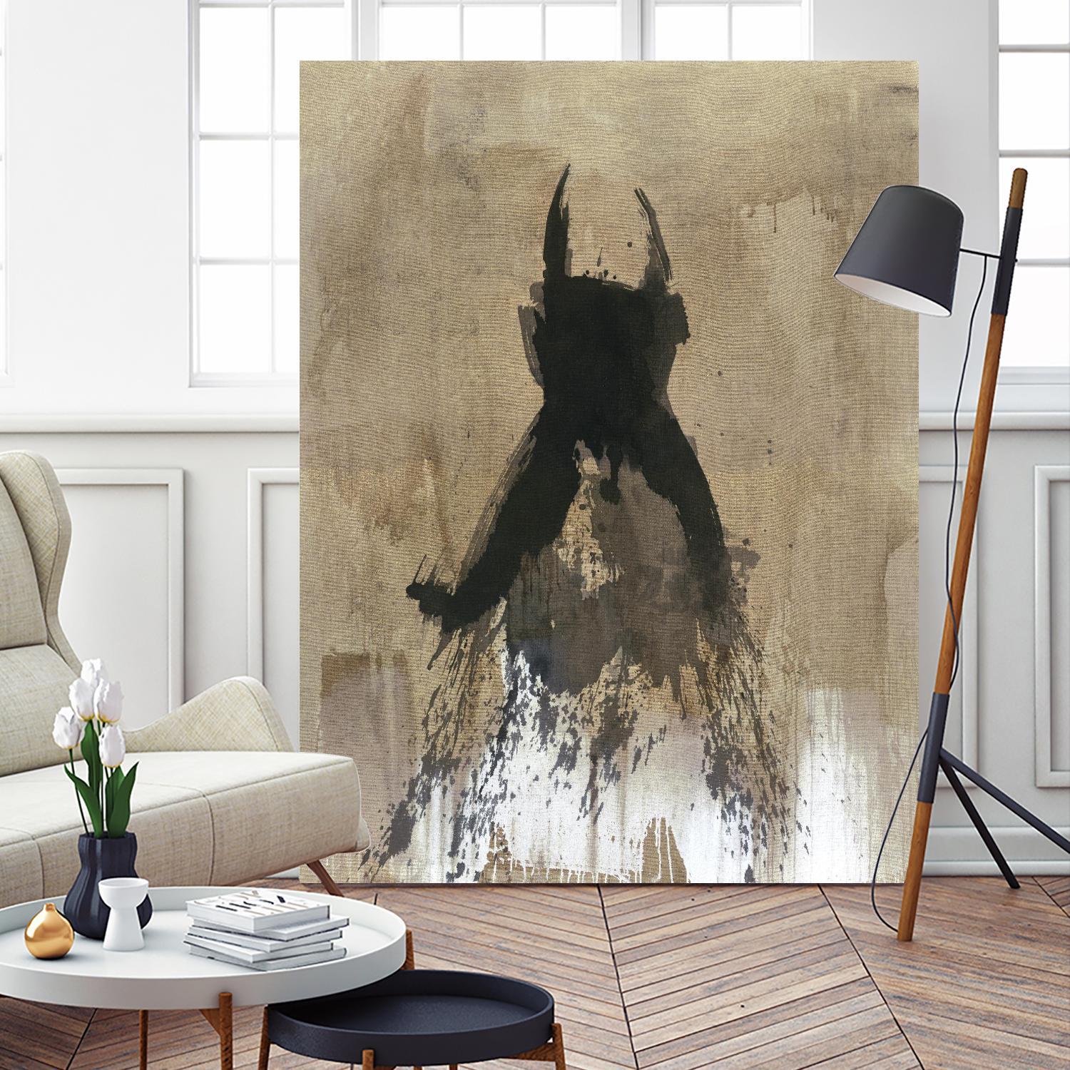 Little Black Dress 3 by PN Studio on GIANT ART - beige abstracts fashion