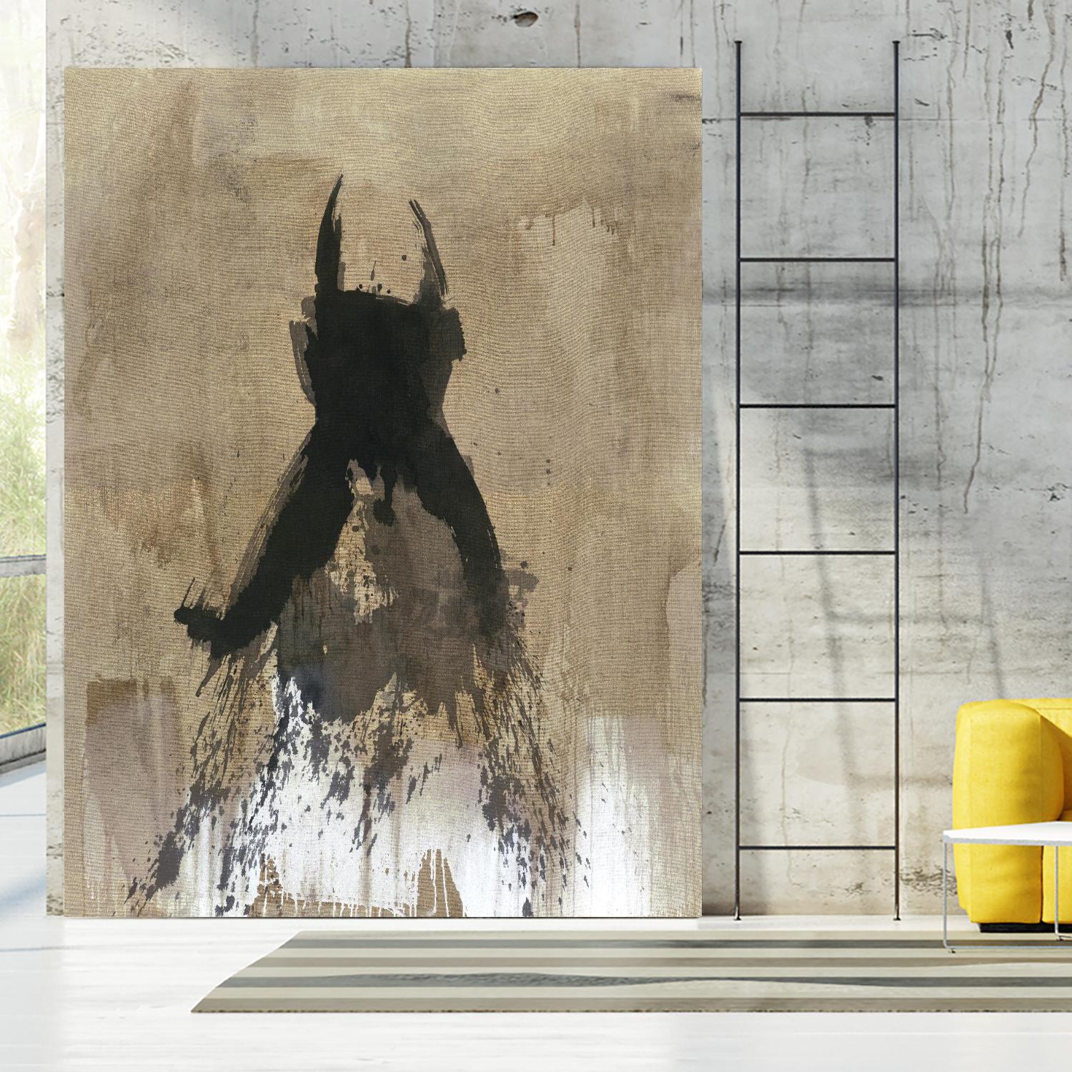 Little Black Dress 3 by PN Studio on GIANT ART - beige abstracts fashion