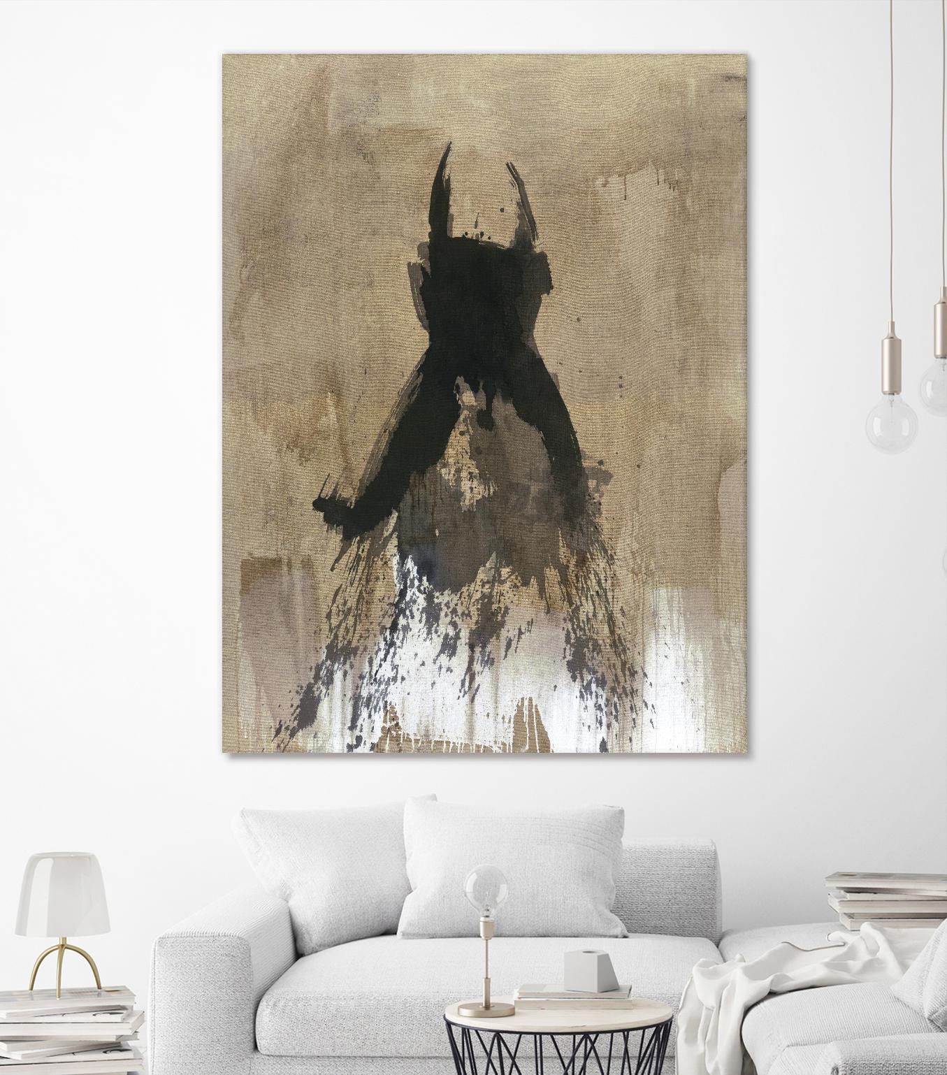 Little Black Dress 3 by PN Studio on GIANT ART - beige abstracts fashion