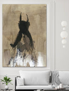 Little Black Dress 3 by PN Studio on GIANT ART - beige abstracts fashion