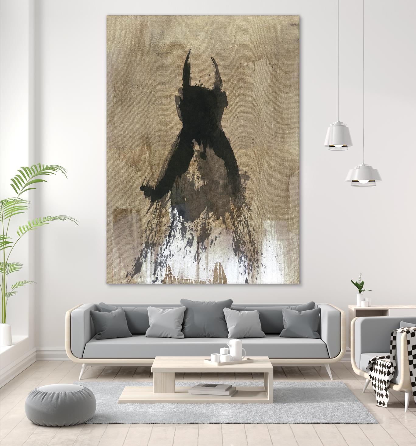 Little Black Dress 3 by PN Studio on GIANT ART - beige abstracts fashion