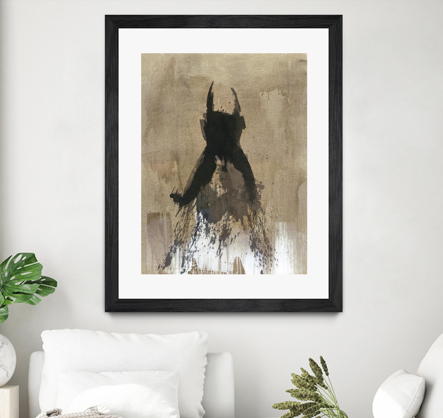 Little Black Dress 3 by PN Studio on GIANT ART - beige abstracts fashion