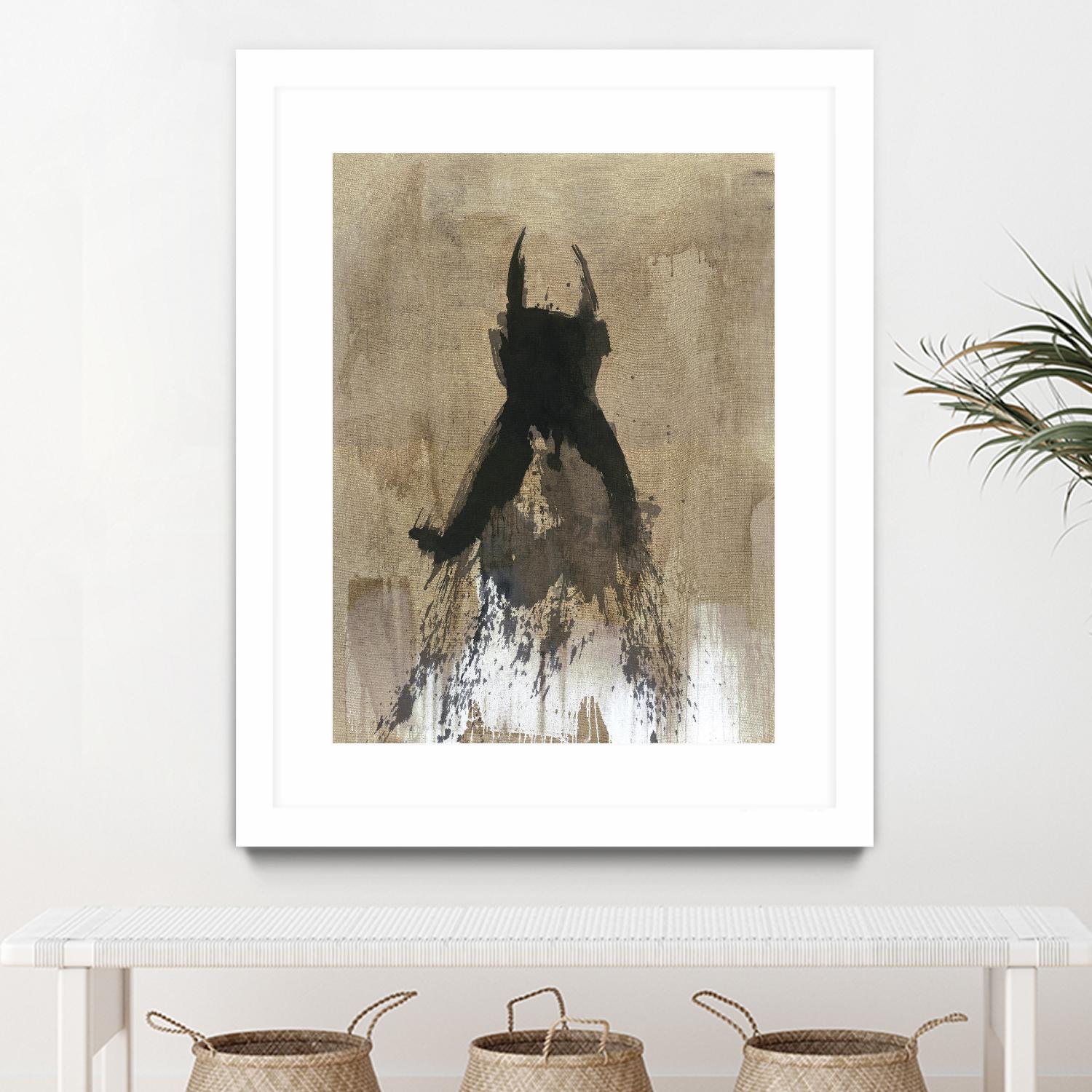 Little Black Dress 3 by PN Studio on GIANT ART - beige abstracts fashion