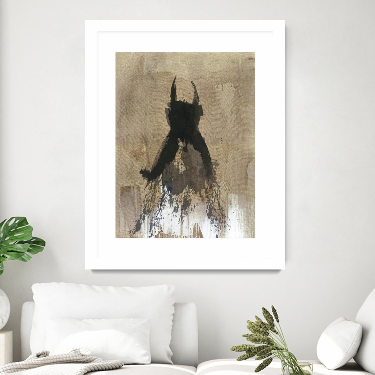 Little Black Dress 3 by PN Studio on GIANT ART - beige abstracts fashion