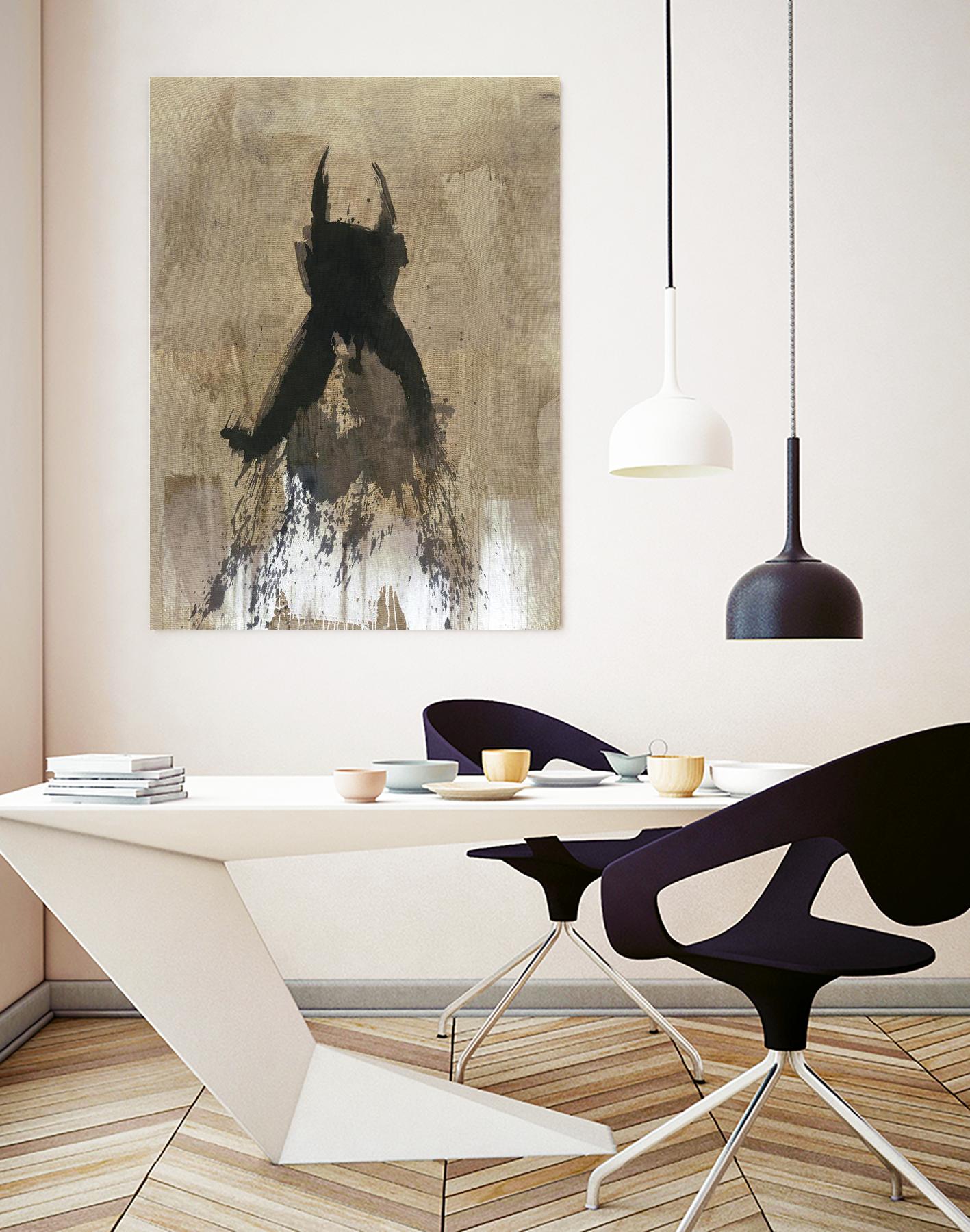 Little Black Dress 3 by PN Studio on GIANT ART - beige abstracts fashion