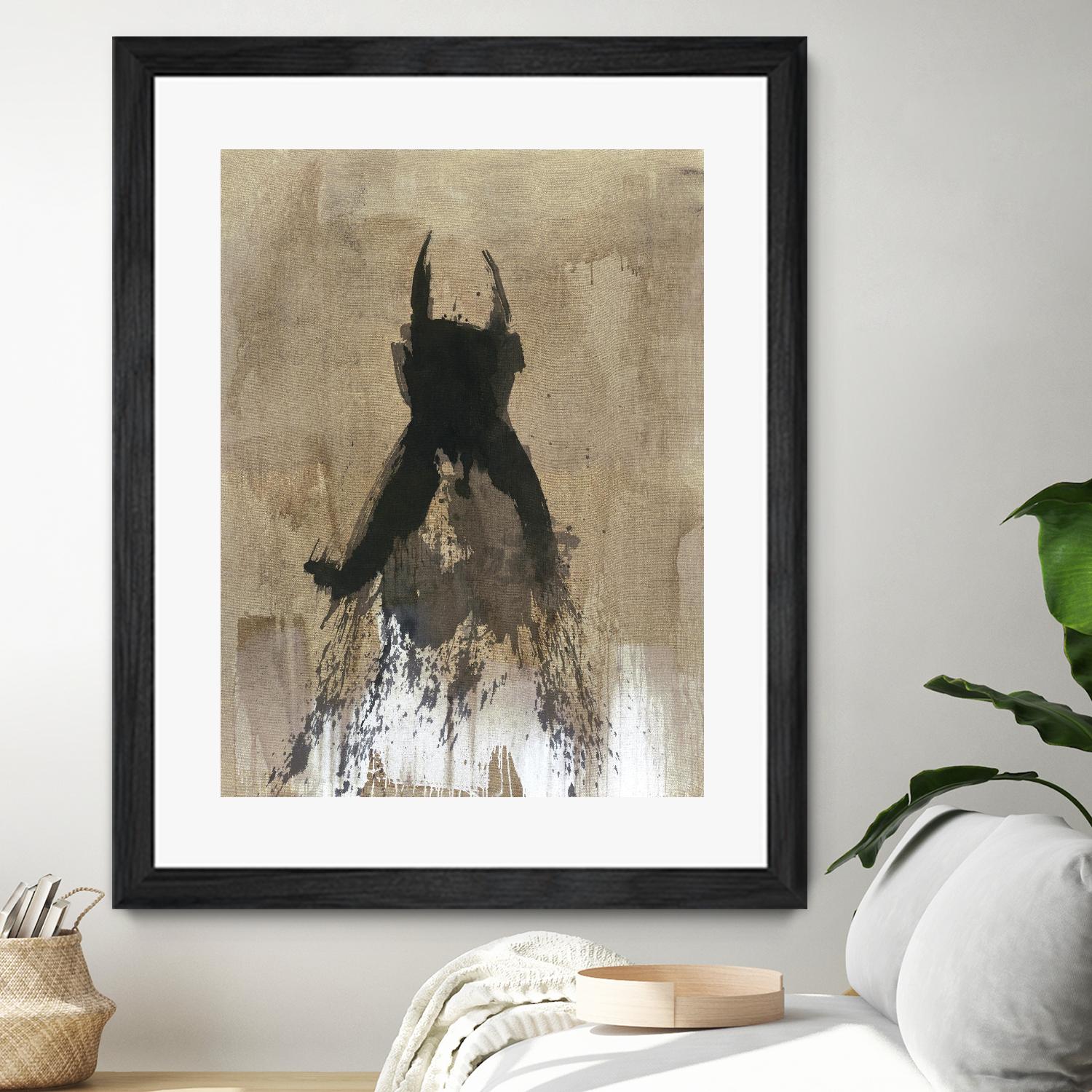 Little Black Dress 3 by PN Studio on GIANT ART - beige abstracts fashion