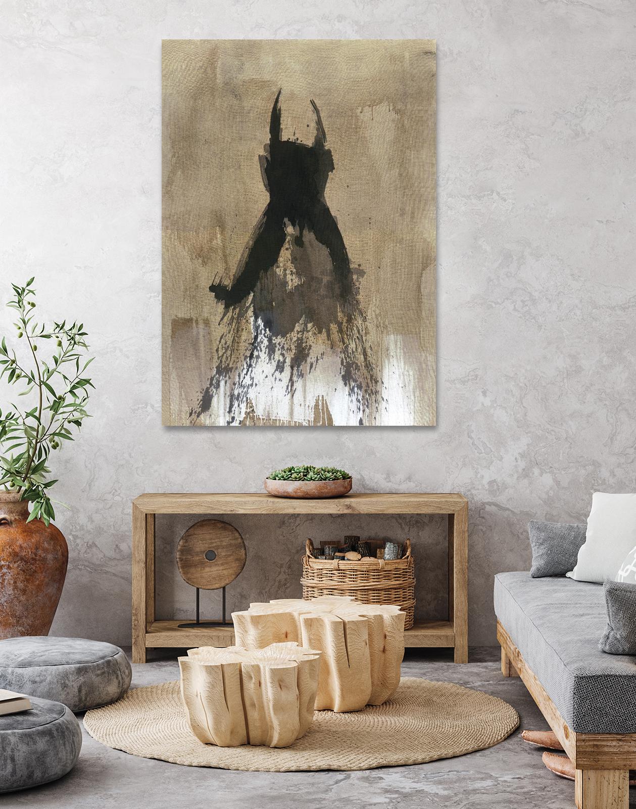 Little Black Dress 3 by PN Studio on GIANT ART - beige abstracts fashion