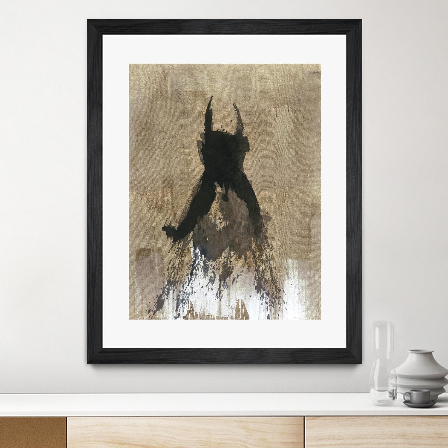 Little Black Dress 3 by PN Studio on GIANT ART - beige abstracts fashion