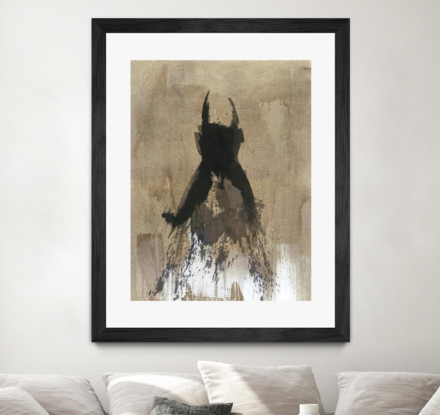 Little Black Dress 3 by PN Studio on GIANT ART - beige abstracts fashion