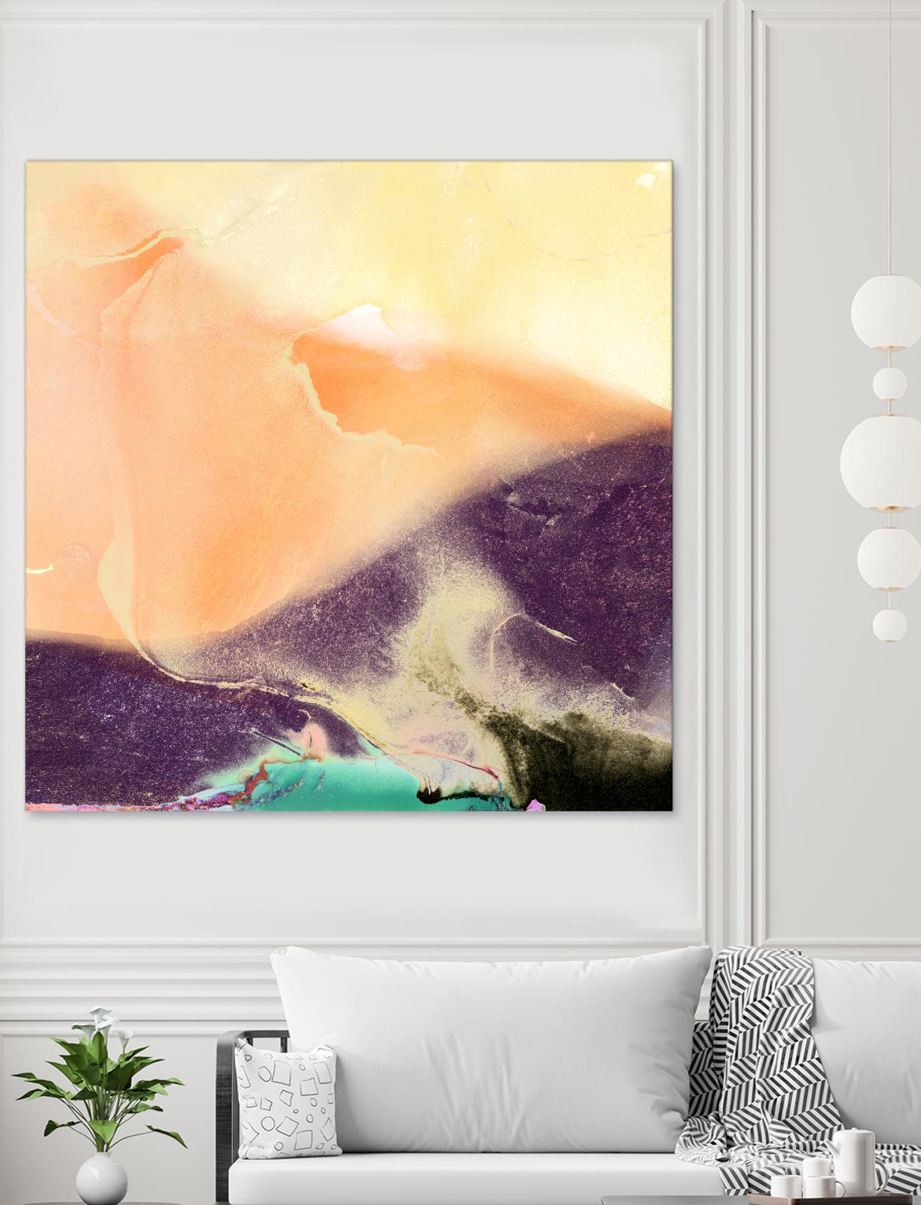 Dream Landscape B by THE Studio on GIANT ART - orange abstract