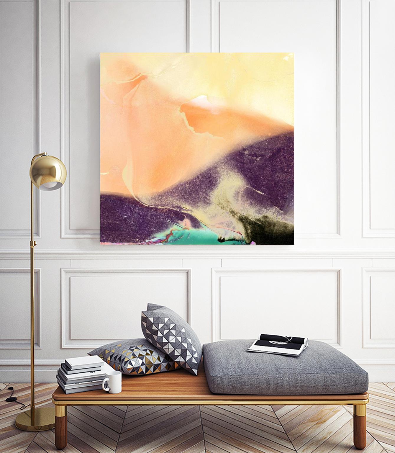 Dream Landscape B by THE Studio on GIANT ART - orange abstract