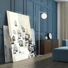 Birdcages 1 by NM Studio on GIANT ART - beige contemporary bird