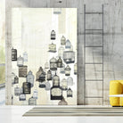 Birdcages 2 by NM Studio on GIANT ART - beige contemporary bird