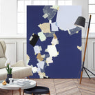 Patchwork 5 by Kyle Goderwis on GIANT ART - purple abstract