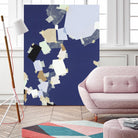 Patchwork 5 by Kyle Goderwis on GIANT ART - purple abstract