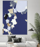 Patchwork 5 by Kyle Goderwis on GIANT ART - purple abstract