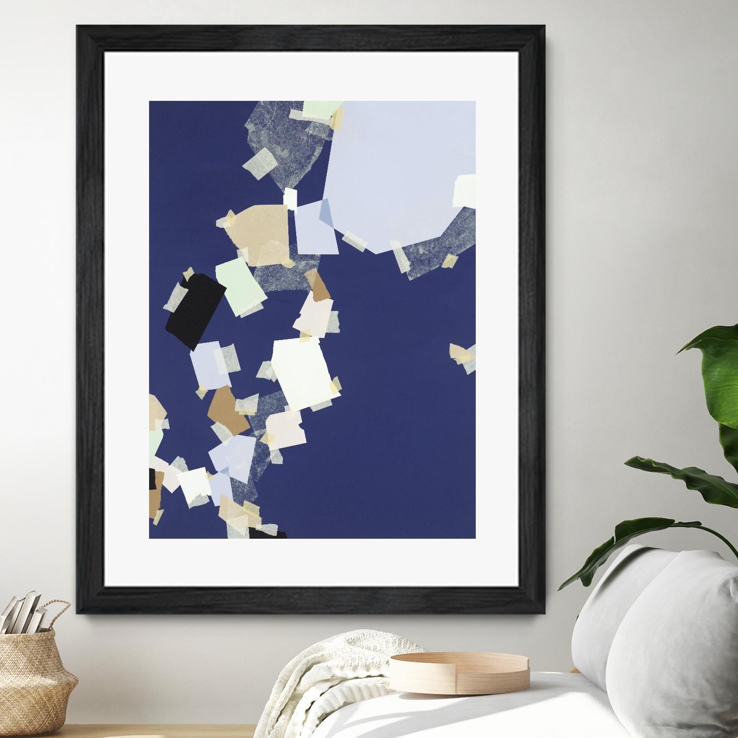 Patchwork 5 by Kyle Goderwis on GIANT ART - purple abstract