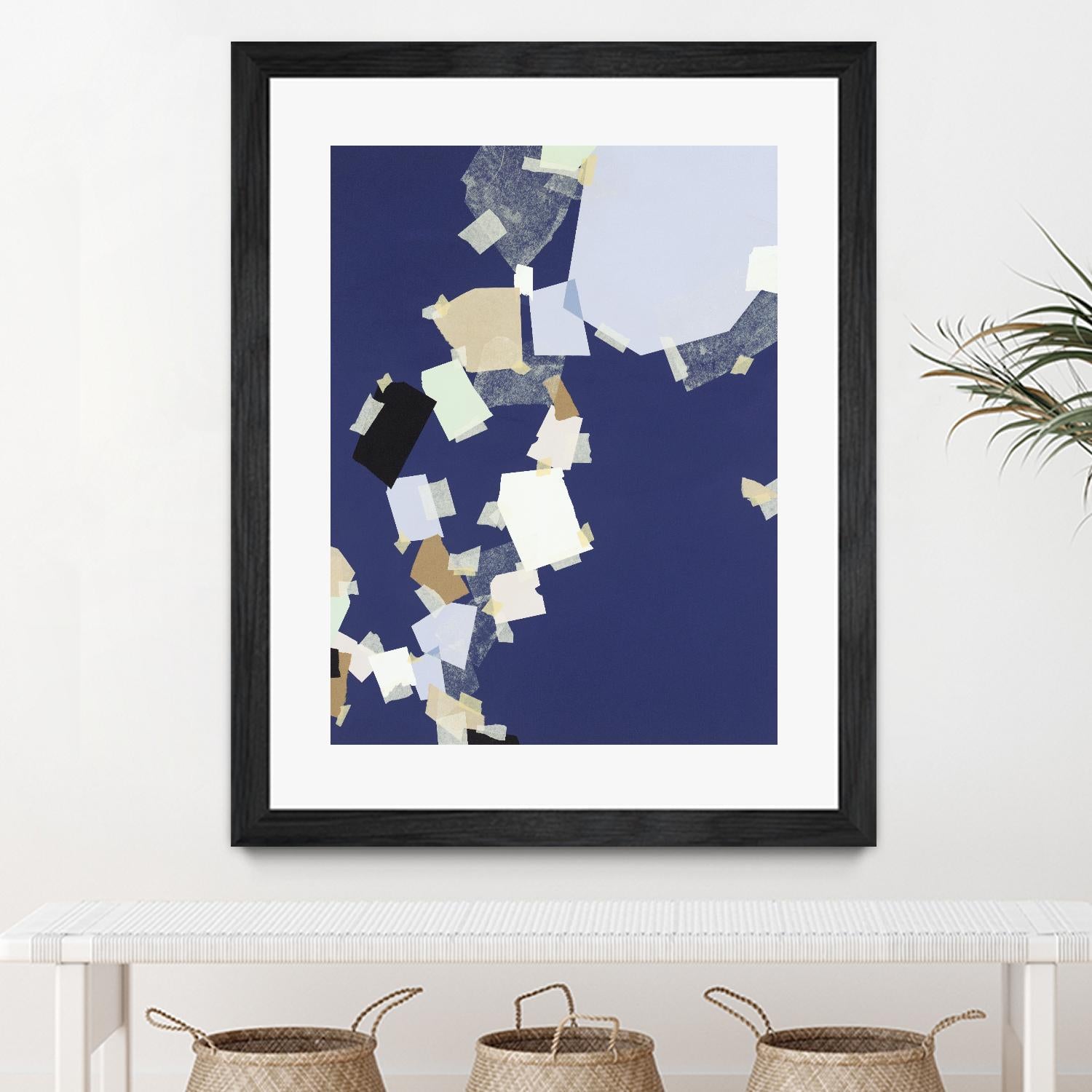 Patchwork 5 by Kyle Goderwis on GIANT ART - purple abstract